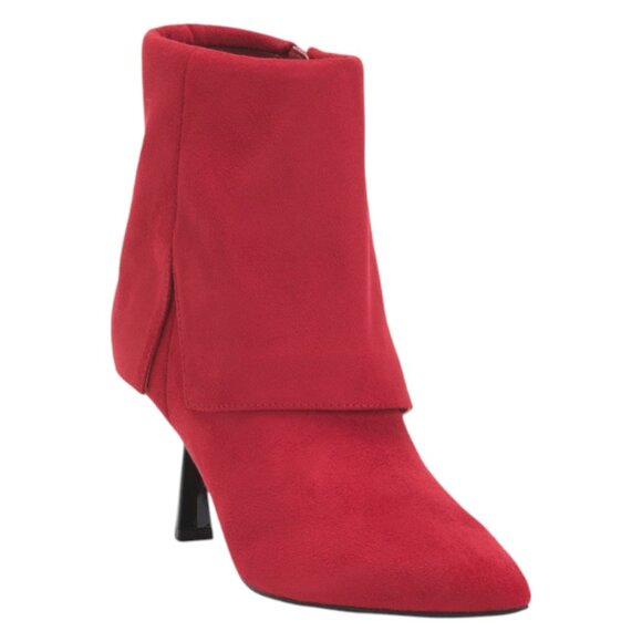 NINE WEST Suede Bazie Ankle Booties - Picture 1 of 3